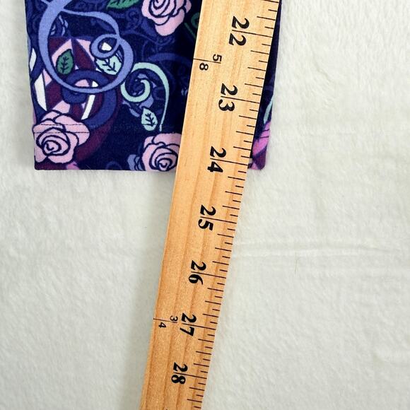 LuLaRoe Disney Alice In Wonderland Queen Of Hearts Leggings One Size Collectible - Picture 7 of 8